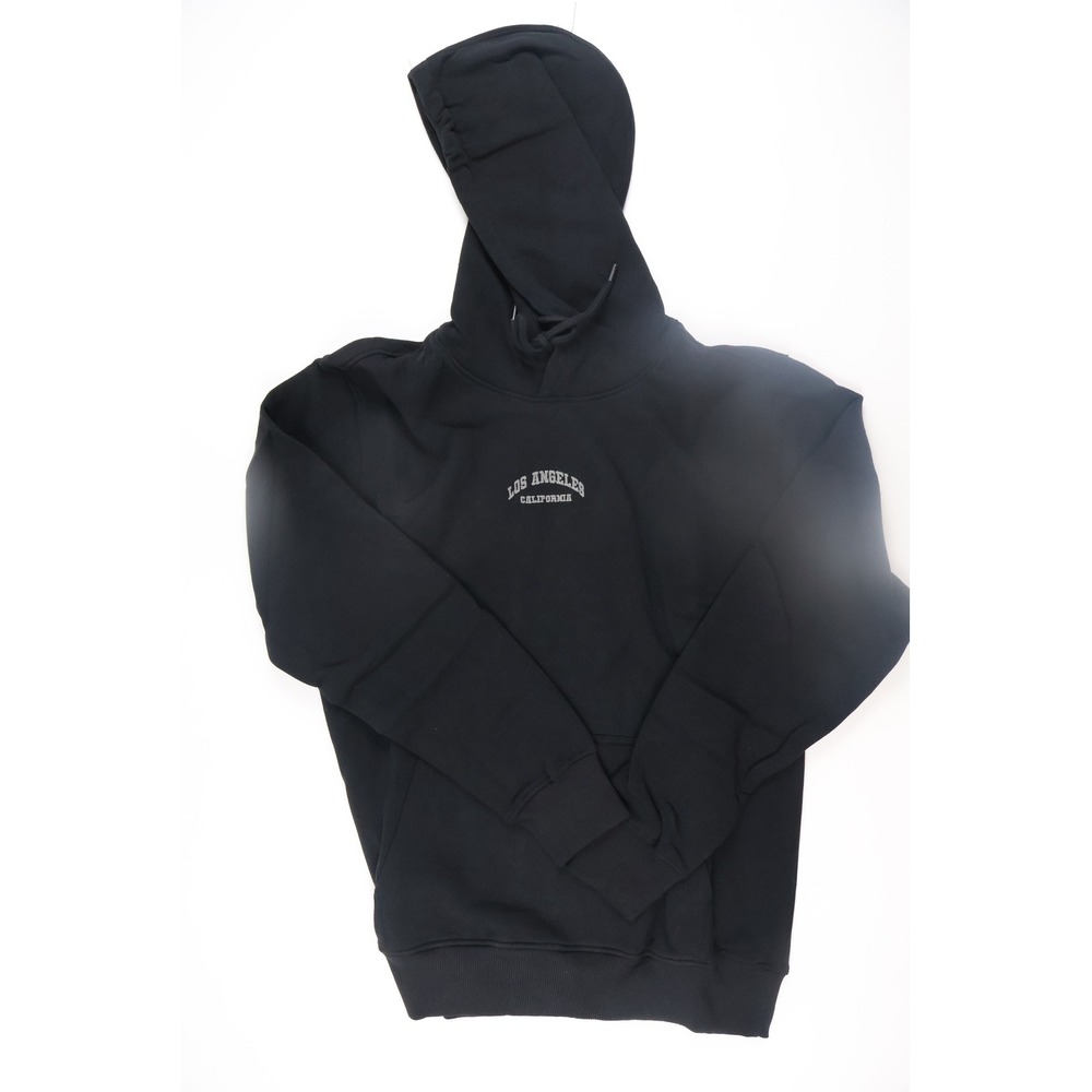 Public Supply Mens Hoodie Los Angeles California Black Graphic M NWT